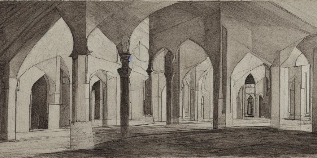 Image similar to : mosque sketch by Leonardo di ser Piero da Vinci