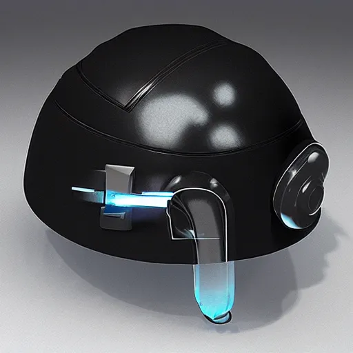 Image similar to highly detailed futuristic pressure helmet