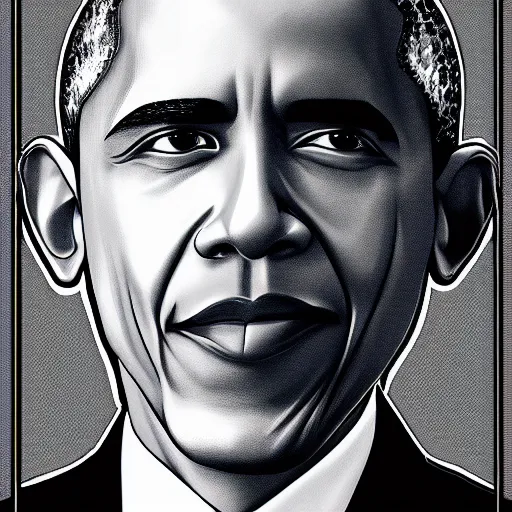 Image similar to Barack Obama by Kentaro Miura