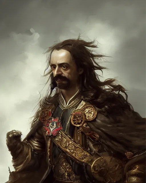 Prompt: photo of peter the great, hyper realistic face, in the style of greg rutkowski, fantasy, amazing detail, epic, elegant, smooth, sharp focus, from the front