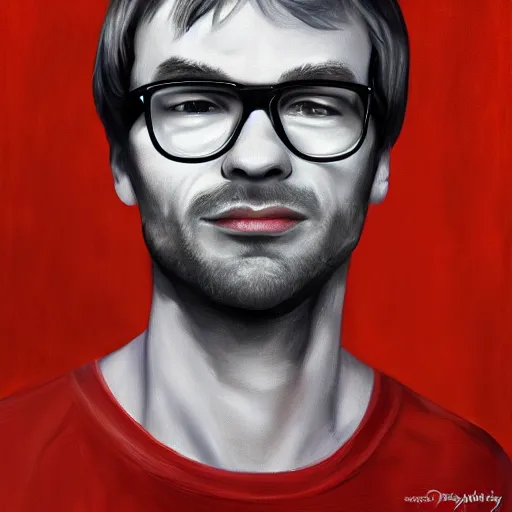 Image similar to jeffrey dahmer in euphoria series, oil painting, ultradetailed, digital painting, ultradetailed