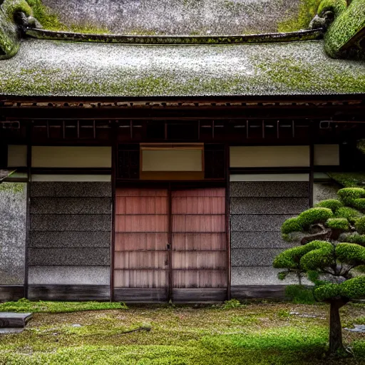 Image similar to photo of an old abandoned Japanese temple