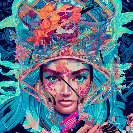 Image similar to Tristan Eaton, victo ngai, artgerm, Perfect princess