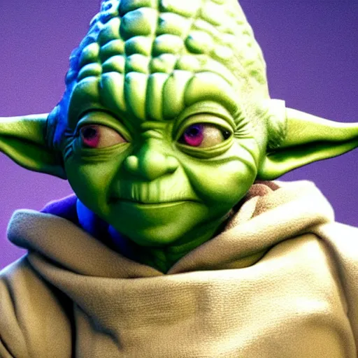 Image similar to Will Smith as Yoda, hyperdetailed, artstation, cgsociety, 8k