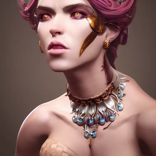 Prompt: intense portrait photography of the goddess astarte, highly intrincate, full body front and side, unreal engine, very detailed, detailed face, octane render, artstation, cgsociety, character design