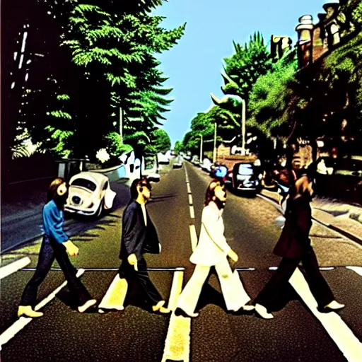 Image similar to the beatles album cover