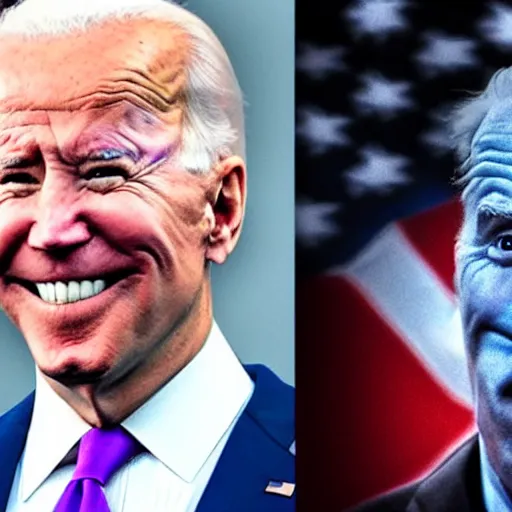 Prompt: joe biden as the joker