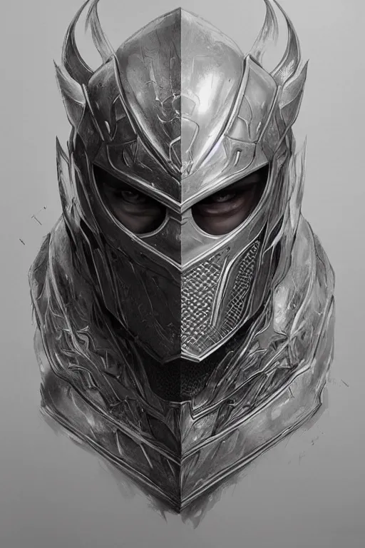 Prompt: Incredibly detailed knight by Ash Thorp and Artgerm, extremely proportionate face, sharp focus, hyper detailed