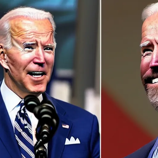 Image similar to bearded joe biden with a beard