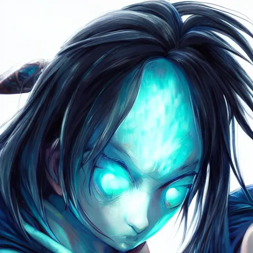 Prompt: rimuru tempest, tensei shitara slime datta ken, highly detailed, professional digital painting, concept art, extreme illustration, sharp focus, smooth, unreal engine 5, photorealism, hd quality, 8 k, black hoodie, cinematic, art by artgerm, yoshitaka amano, wataru kajika, junji ito