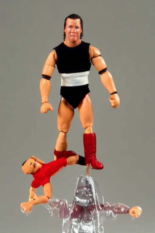 Image similar to mark mcgowan as a 1 9 8 0 s wrestling action figure, premier of western australia,