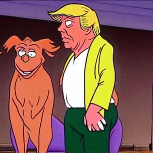 Image similar to Donald trump in Scooby Doo (1969)