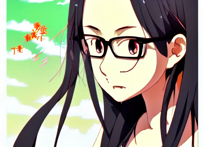 Image similar to an illustration of nagatoro - san, finely detailed features, closeup at the face, perfect art, at a festival, teasing and bullying, trending on pixiv fanbox, illustrated by nanashi, yuichi kato, take, studio ghibli, shinichi fukuda