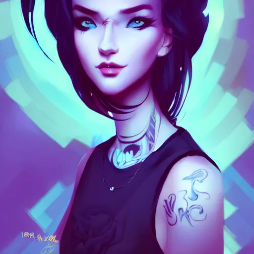 Prompt: a portrait of a beautiful rockstar, art by lois van baarle and loish and ross tran and rossdraws and sam yang and samdoesarts and artgerm, digital art, highly detailed, intricate, sharp focus, Trending on Artstation HQ, deviantart, unreal engine 5, 4K UHD image