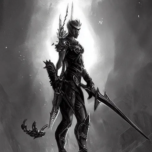 Image similar to infinity blade concept art