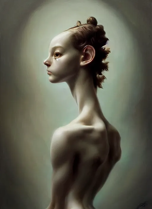 Image similar to ultra realistic, beautiful teenage ballerina, in the style of peter mohrbacher by weta digital and beth cavener, high face symmetry, intricate, masterpiece, award winning, high face symmetry, intricate