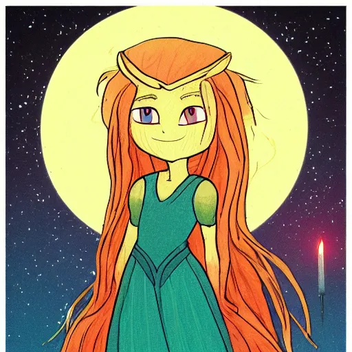 Image similar to aurora, child of light