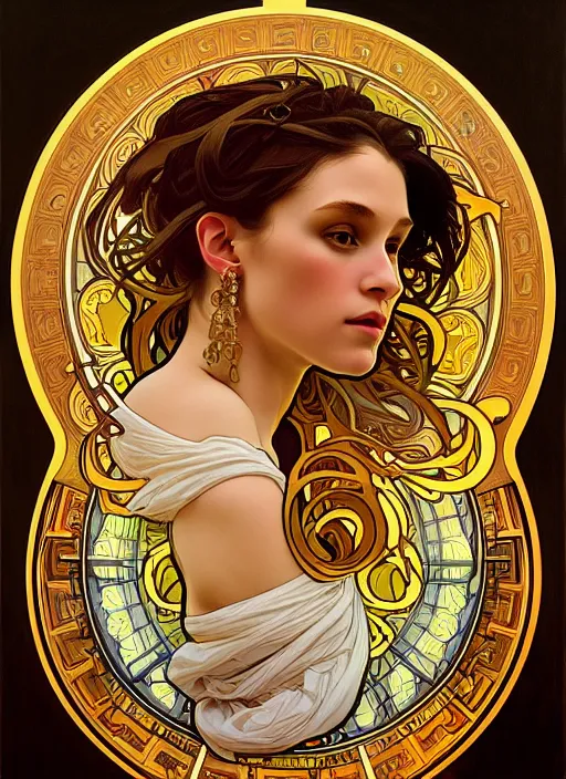 Prompt: oil portrait of reddit, intricate, elegant, highly detailed, lighting, painting, artstation, smooth, illustration, art by greg rutowski and alphonse mucha