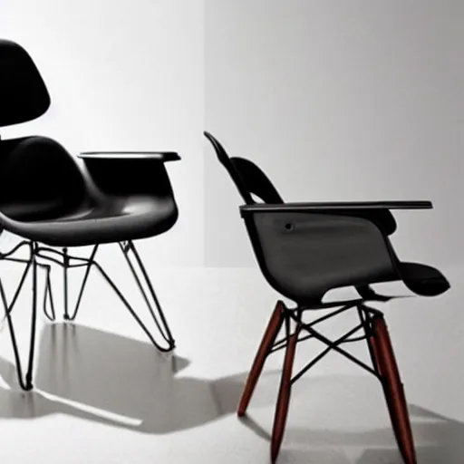 Image similar to an armchair (by eames) inspired by PlayStation 5!!!!!