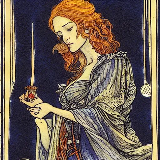 Image similar to Tarot card of luck Rebecca Guay