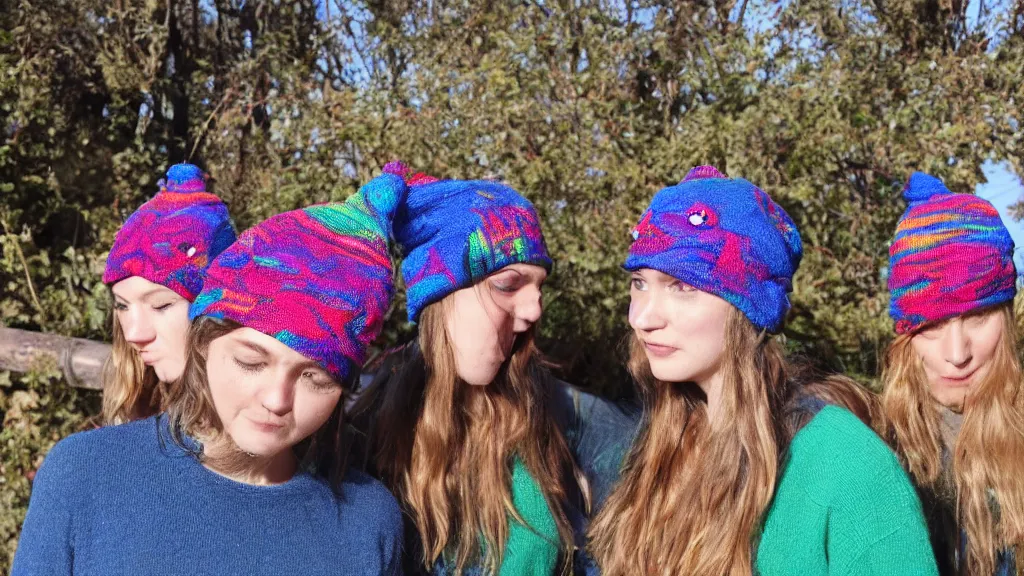 Image similar to psychedelic resourceful fence eel toques