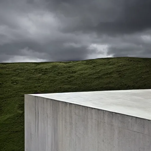 Image similar to at worlds edge by tadao ando and Mariusz Lewandowski