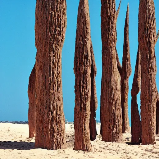 Prompt: sand trees