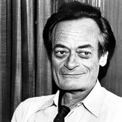 Prompt: Richard Feynman being disappointed by the fact that he bought some shitcoins on some shady cryptocurrency exchange