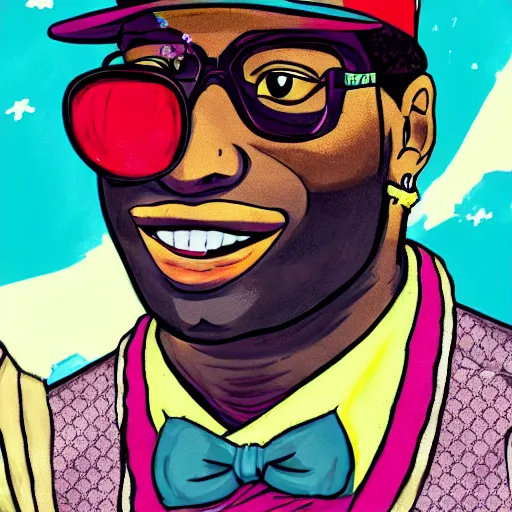 Image similar to gucci mane as a pokemon