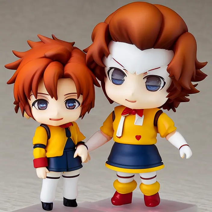 Image similar to ronald mcdonald, an anime nendoroid of ronald mcdonald, figurine, detailed product photo