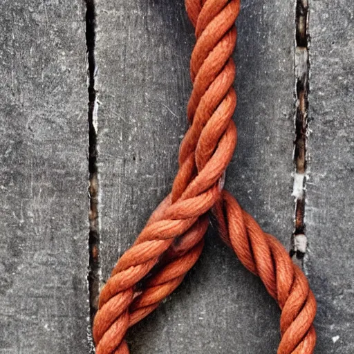 Image similar to a hand shaped rope