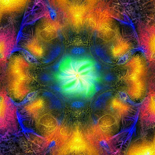 Image similar to aesthetic act in apophysis style fractal, digital painting, 4k,