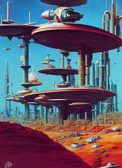 Prompt: photorealistic image of a retro futurism, solarpunk, biopunk, naturecore, by david hardy, by roger dean, by dean ellis