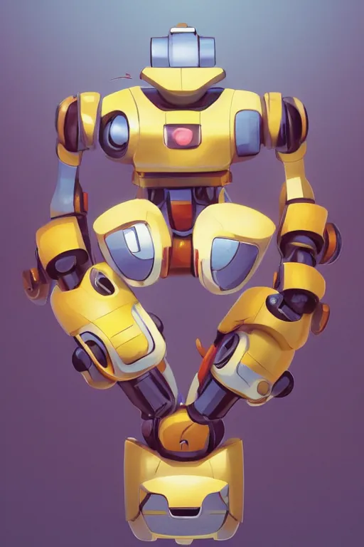 Image similar to metabots medabots medarotto medarot robot minimalist comics, behance hd by jesper ejsing, by rhads, makoto shinkai and lois van baarle, ilya kuvshinov, rossdraws global illumination ray tracing hdr radiating a glowing aura