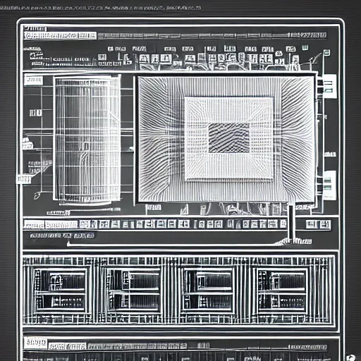 Prompt: quantum computer taiwan semiconductor patent drawing style