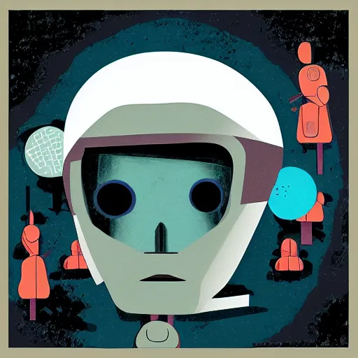 Image similar to paranoid android illustration