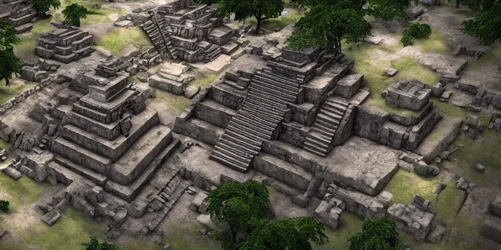 Prompt: palenque, ancient mayan city, unreal 5, hyperrealistic, realistic, photorealistic, dynamic lighting, highly detailed, cinematic landscape, studio landscape, studio lighting