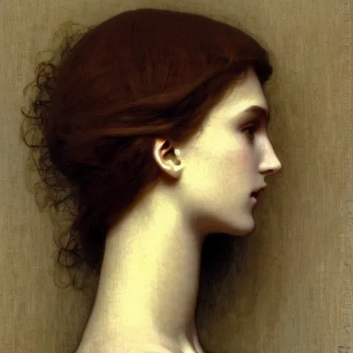 Image similar to humanoid robot from ex machina, by william bouguereau and alphonse mucha, intricate, elegant, symmetry