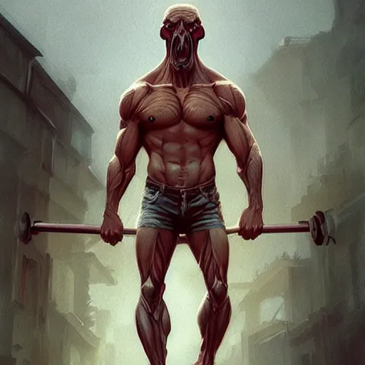 Image similar to a muscular half man half horse mutant creature wearimg red shorts,digital art,ultra realistic,ultra detailed,art by greg rutkowski,hyperdetailed,anthropomorphic,photorealistic,trending on artstation,deviantart,SFW,Character design by charlie bowater, ross tran, artgerm, and makoto shinkai, detailed, inked, western comic book art, 2021 award winning painting,photorealiatic,hyperdetailed,hyperrealistic,studio lighting,studio photography,professional photography,professional lighting,detailed face,3 point lighting,4k