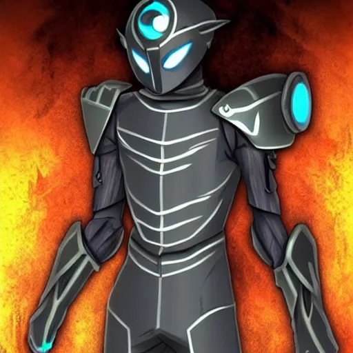 Image similar to High Fantasy Kamen Rider, glowing eyes, moody colors, rock quarry daytime, grey rubber undersuit, segmented armor, Guyver Dark Hero