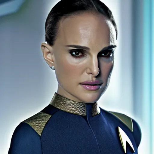 Image similar to Natalie Portman in Star Trek, (EOS 5DS R, ISO100, f/8, 1/125, 84mm, modelsociety, symmetric balance)