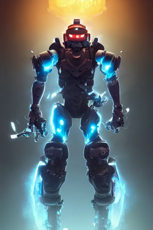 Image similar to epic mask helmet robot ninja portrait stylized as fornite style game design fanart by concept artist gervasio canda, behance hd by jesper ejsing, by rhads, makoto shinkai and lois van baarle, ilya kuvshinov, rossdraws global illumination radiating a glowing aura global illumination ray tracing hdr render in unreal engine 5