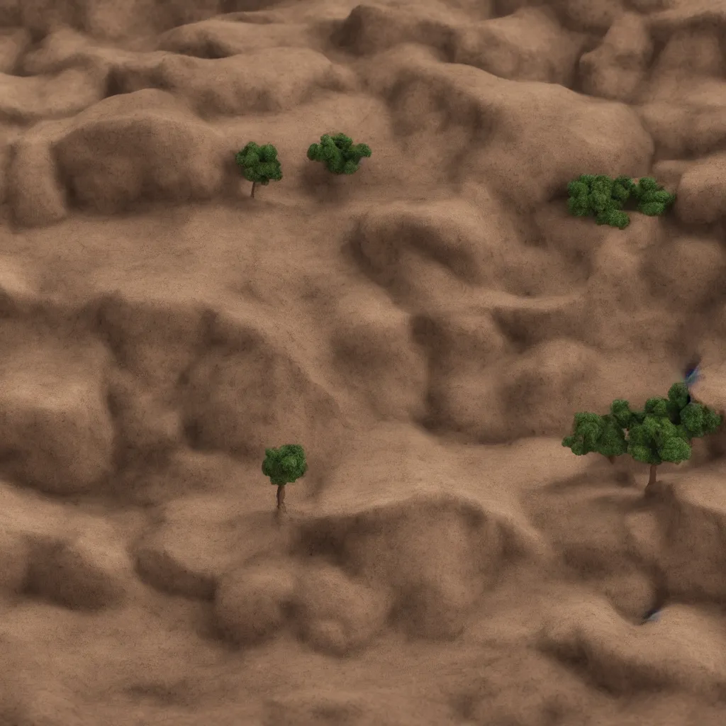 Prompt: Claymation backdrop of a desert, high resolution