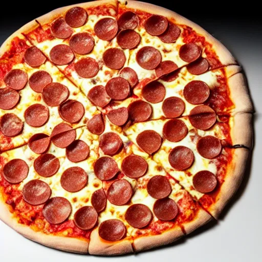 Image similar to the worlds biggest pizza, studio lighting, 4 k, delicious