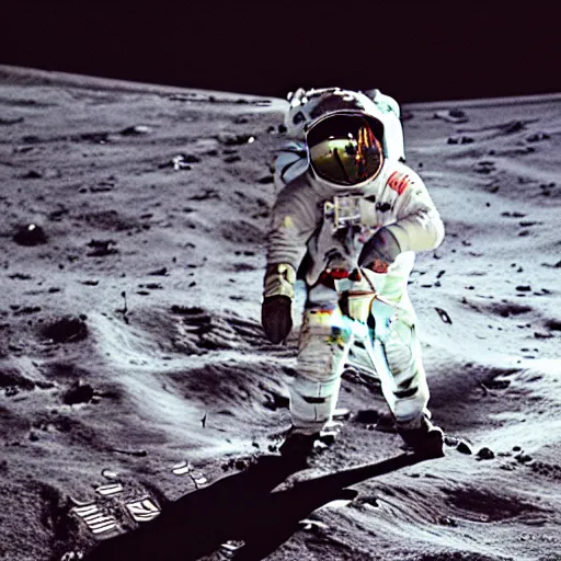 Image similar to marathon on the moon