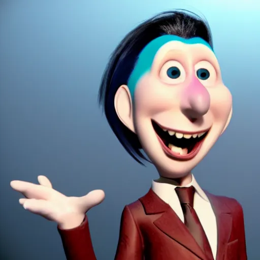 Image similar to marilyn manson as a pixar disney character from up 2 0 0 9 unreal engine octane render 3 d render photorealistic