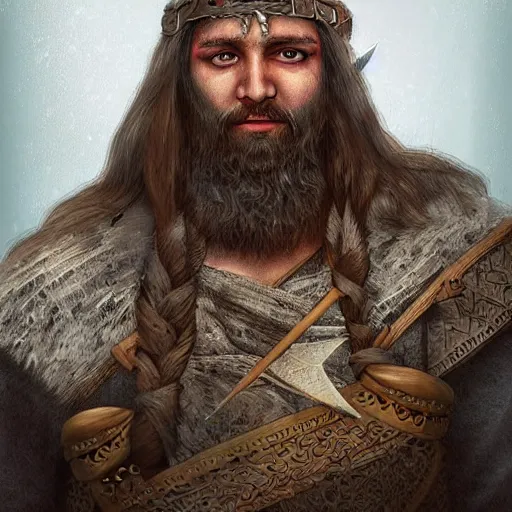 Prompt: kurdish viking, highly detailed, digital painting, artstation, award winning art, sharp focus, incredibly strong and tall