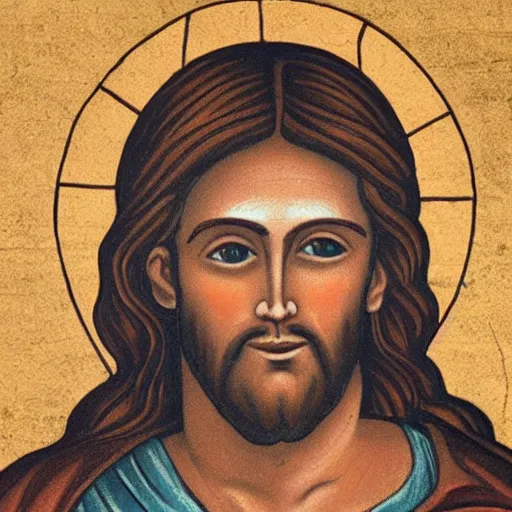 Image similar to jesus with down syndrome