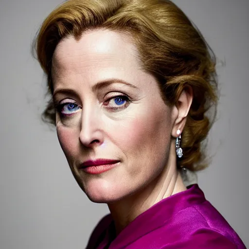 Image similar to gillian anderson as queen victoria