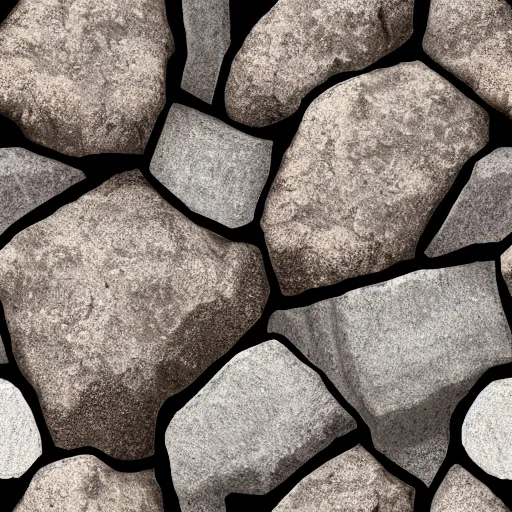 Prompt: seamless rock texture